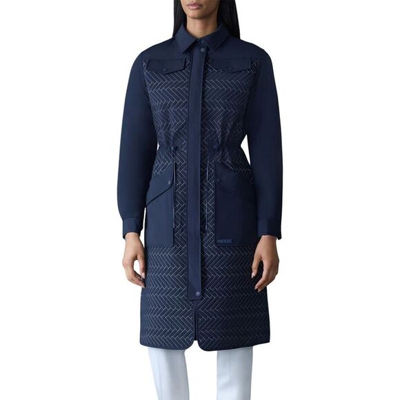Mackage WomensLong Coat, Blue